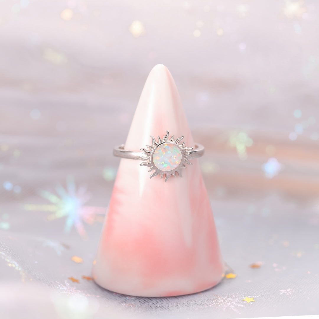 Opal Sun Ring