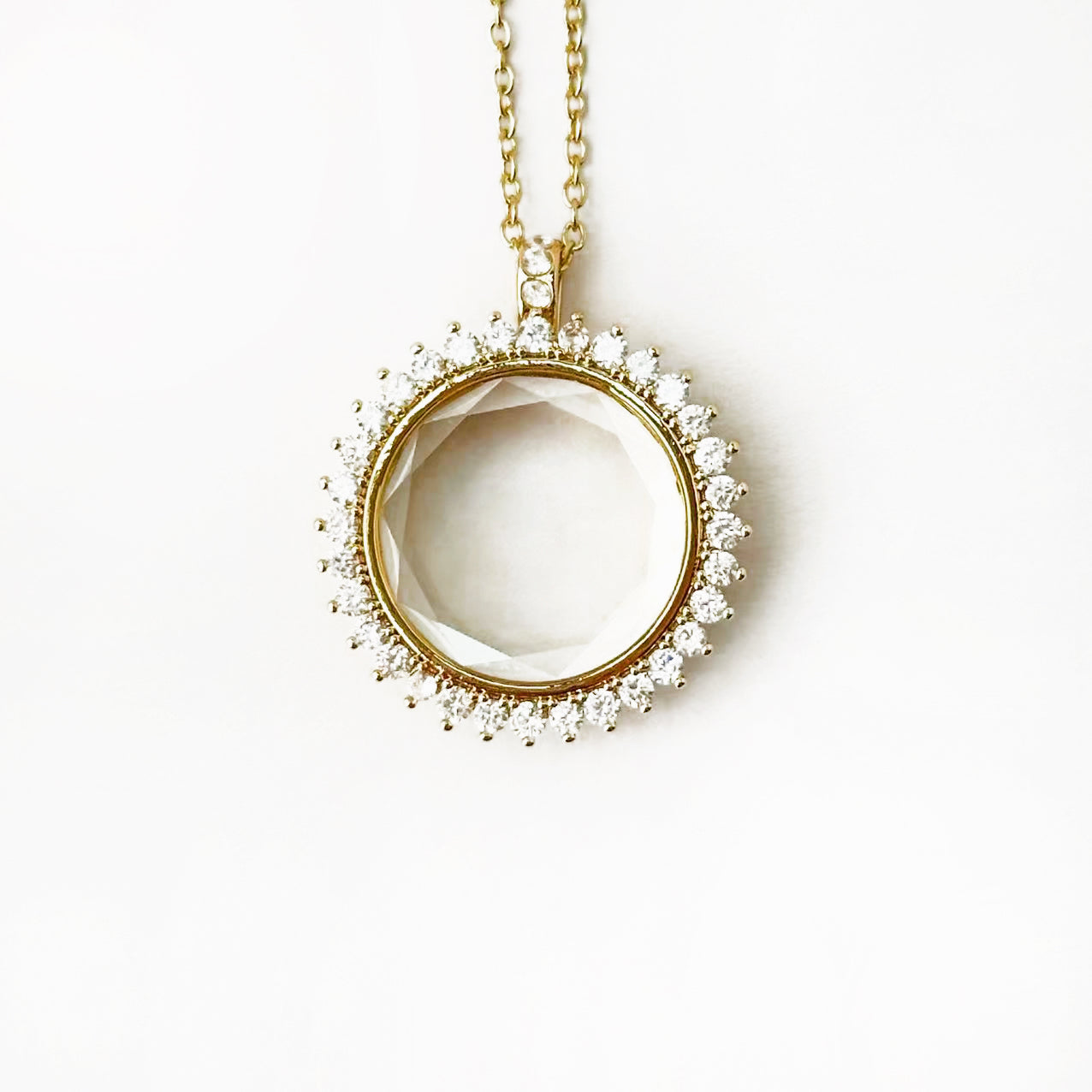 Personalized Radiant Charm Box Necklace