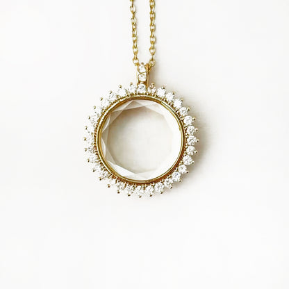 Personalized Radiant Charm Box Necklace
