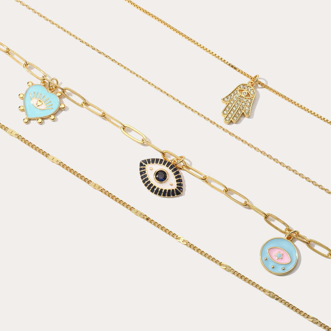 Evil Eye Layered necklace
