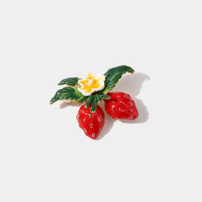 Strawberry Brooch