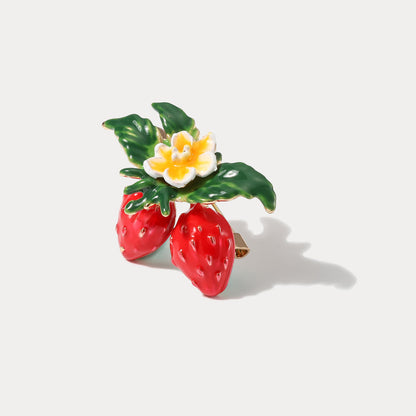 Strawberry Brooch