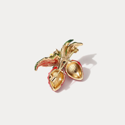 Strawberry Brooch