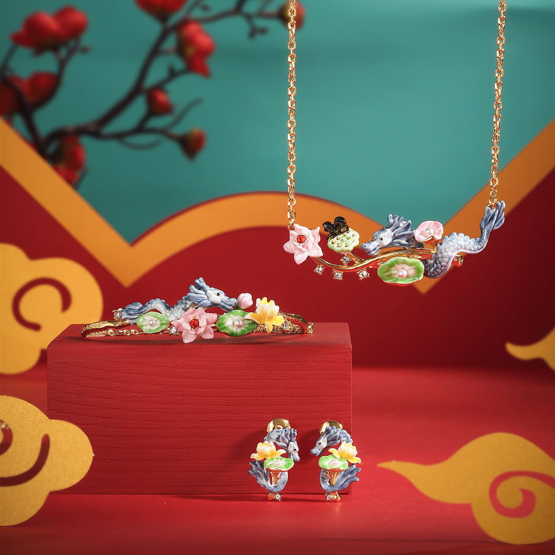 Dragon Lotus Necklace