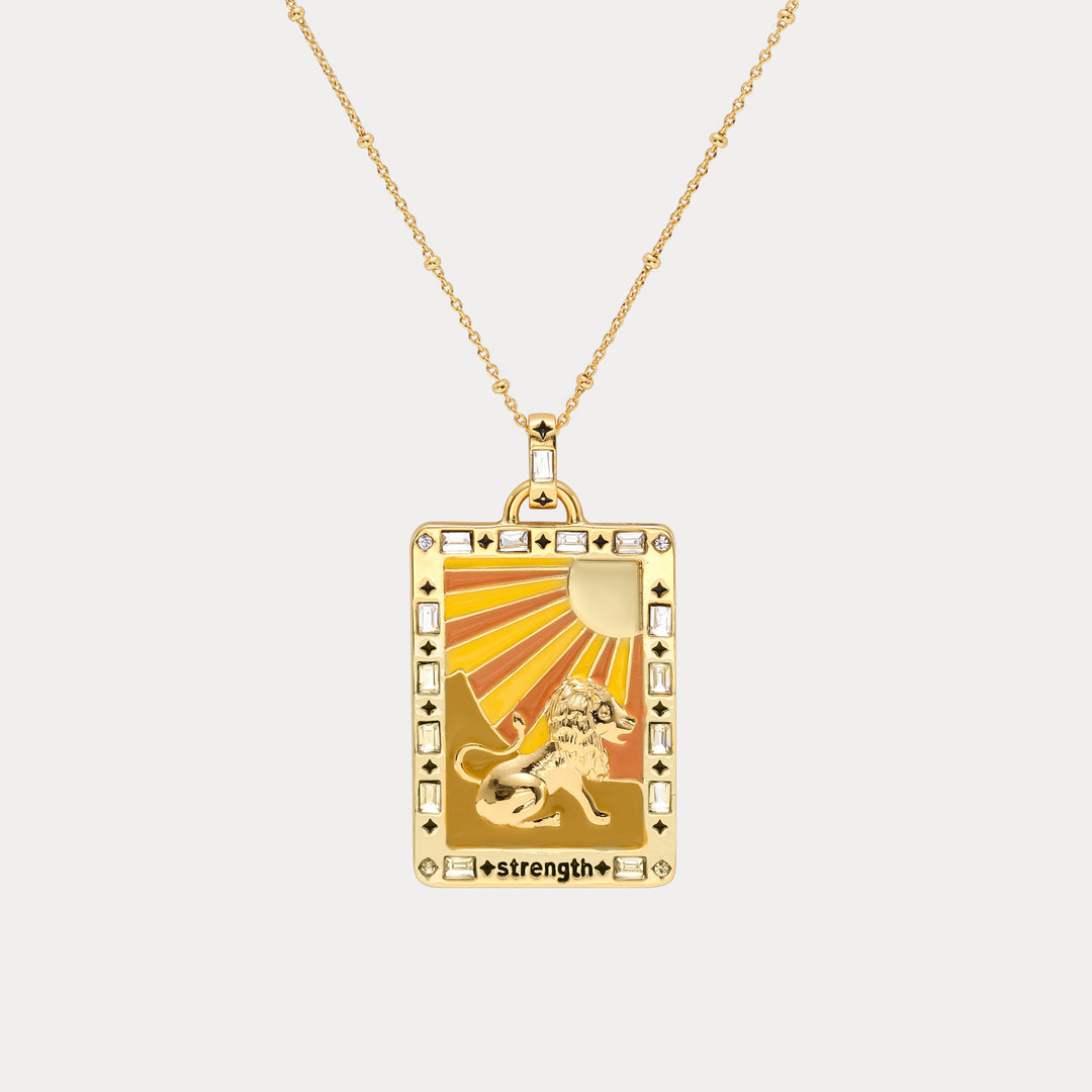 Strength Tarot Necklace