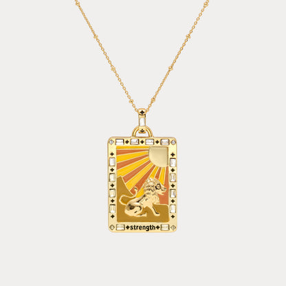 Strength Tarot Necklace