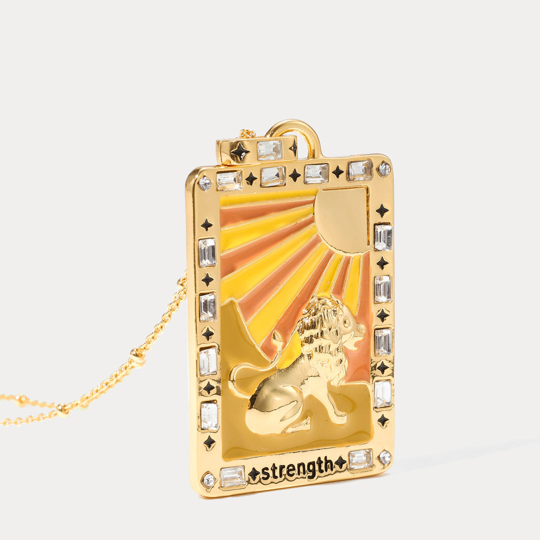Strength Tarot Necklace