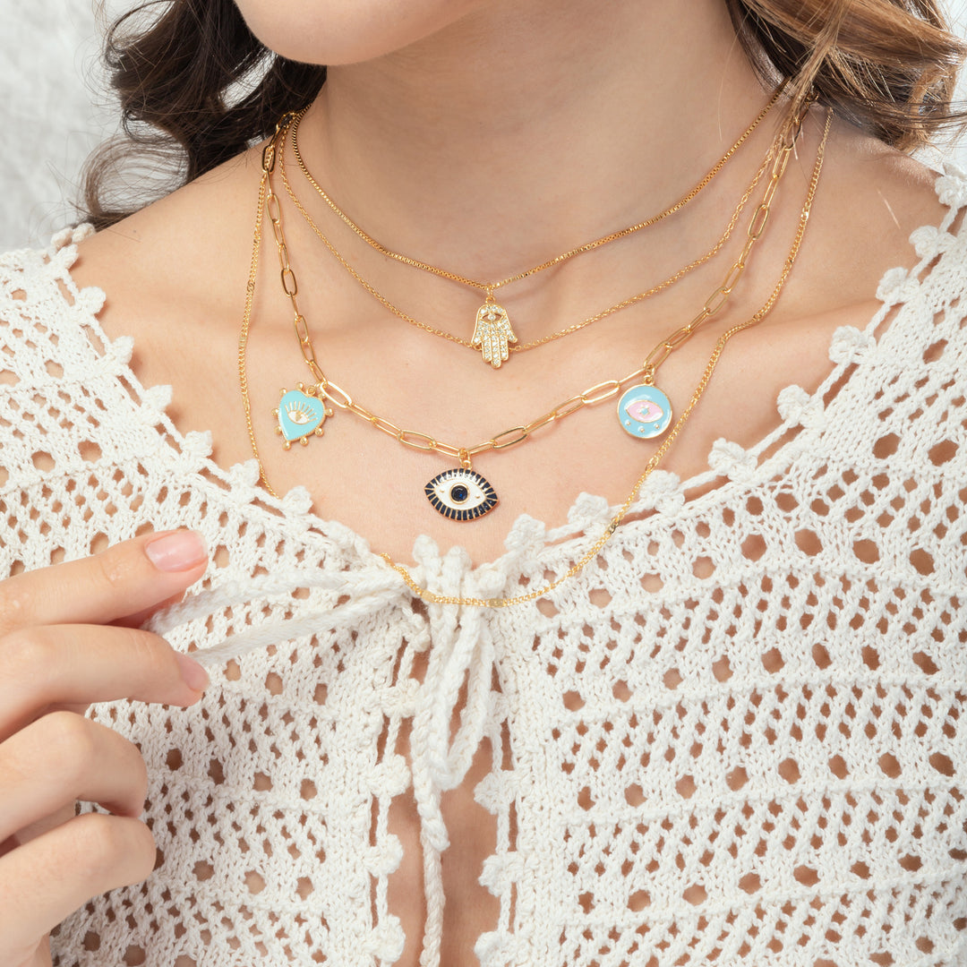 Evil Eye Layered necklace