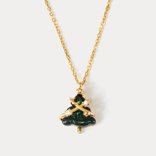 Christmas Tree Necklace