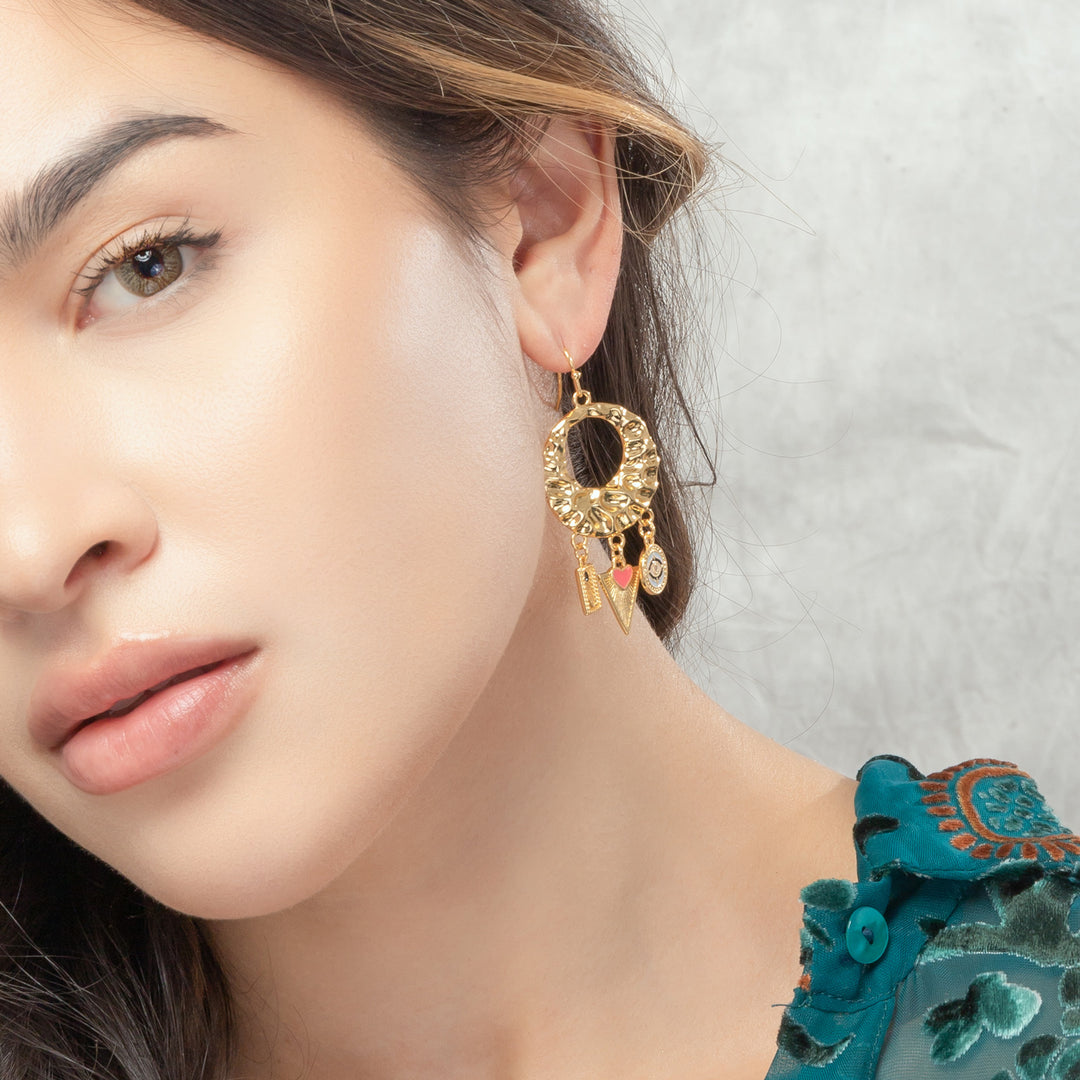 Evil Eye Hoop Earrings