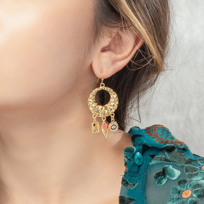 Evil Eye Hoop Earrings