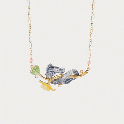 Dragon Lotus Necklace