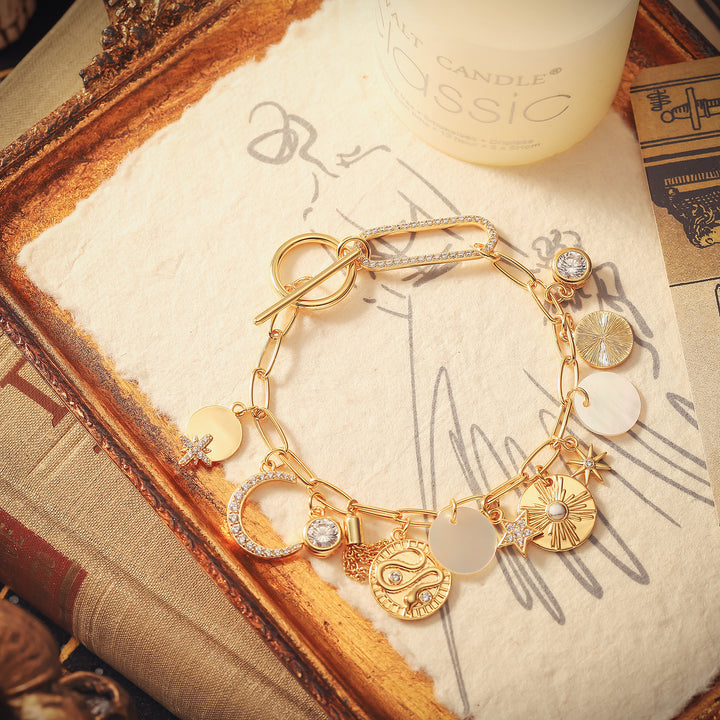 Moon and Star Bracelet