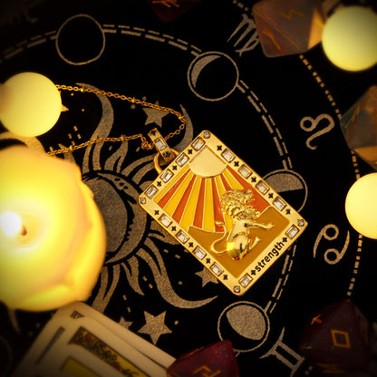 Strength Tarot Necklace