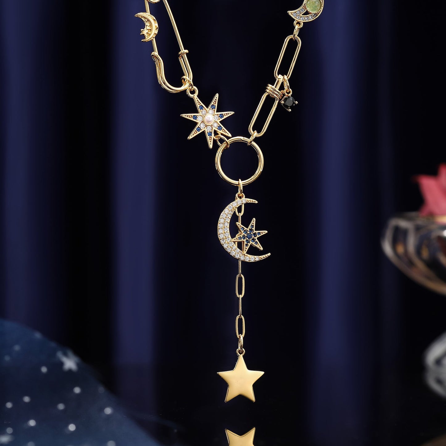 Guardian of the Stars and Moon Necklace