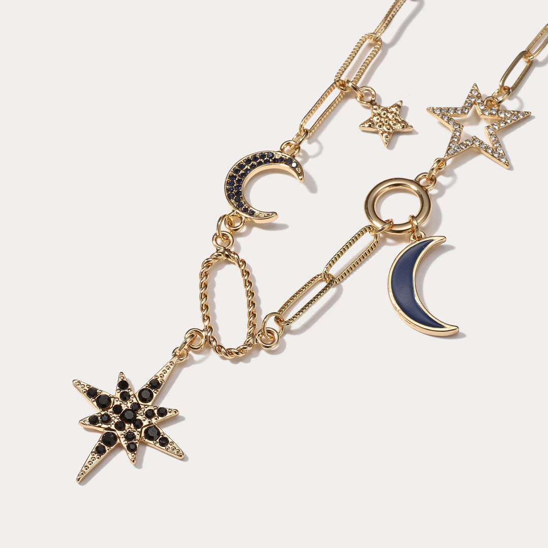 Moon Star Necklace