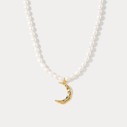 Moon Pearl Necklace