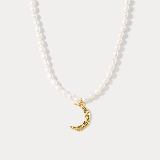 Moon Pearl Necklace