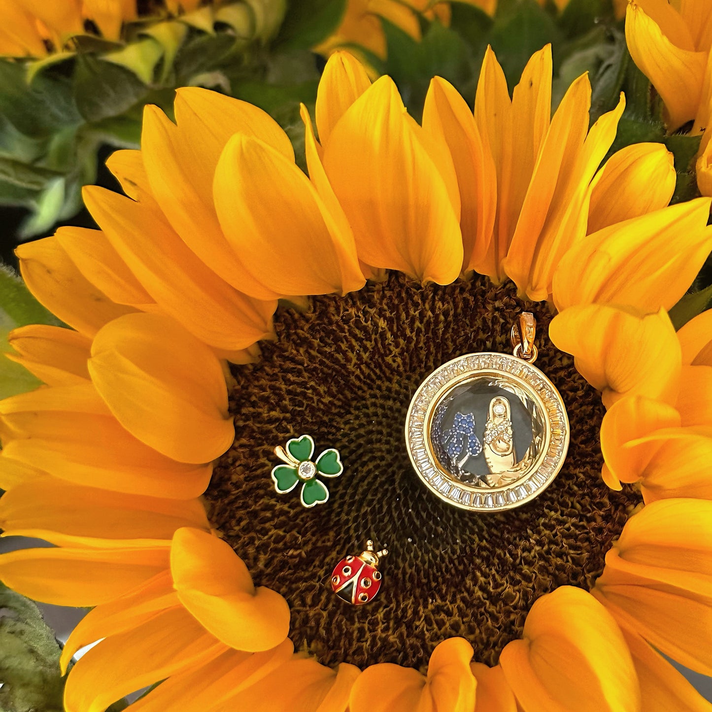 Personalized Luminous Orb Charm Box Necklace