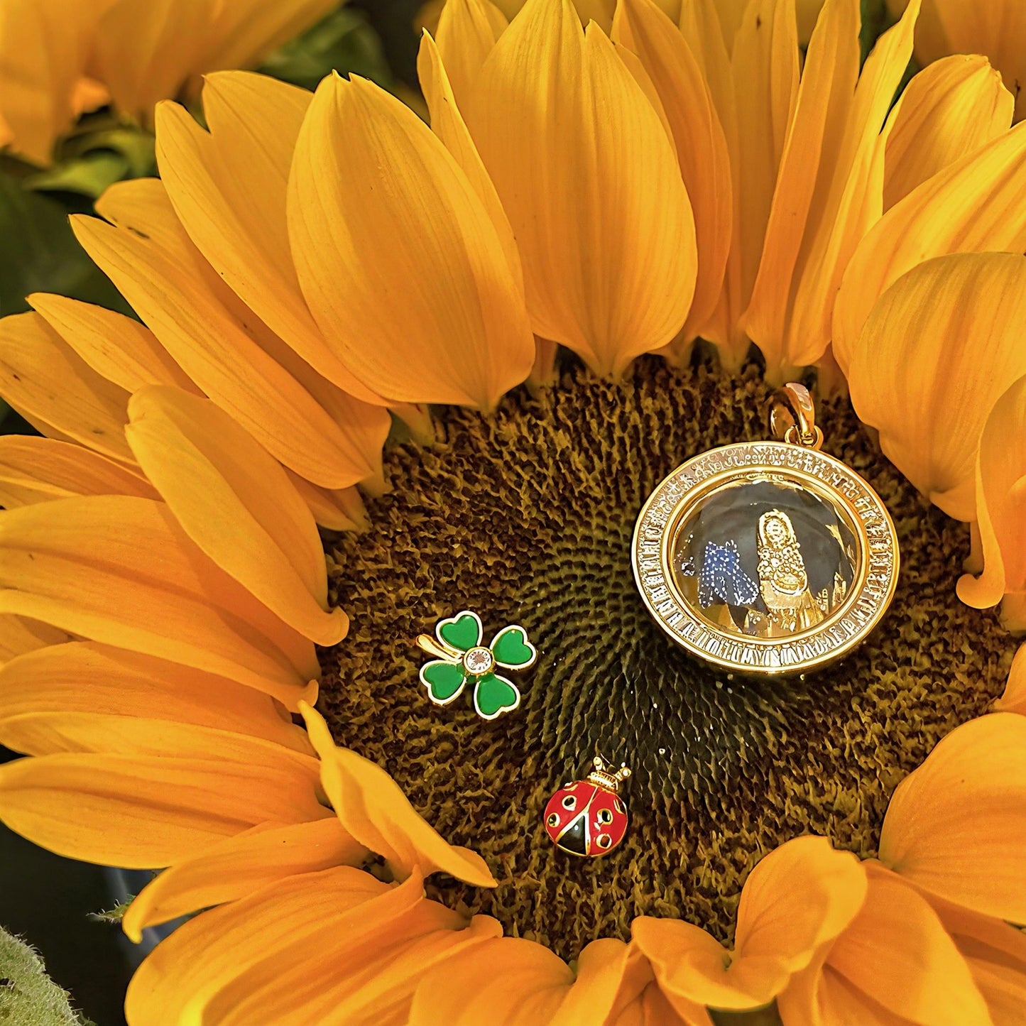 Personalized Luminous Orb Charm Box Necklace