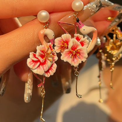 Flamingo Earrings