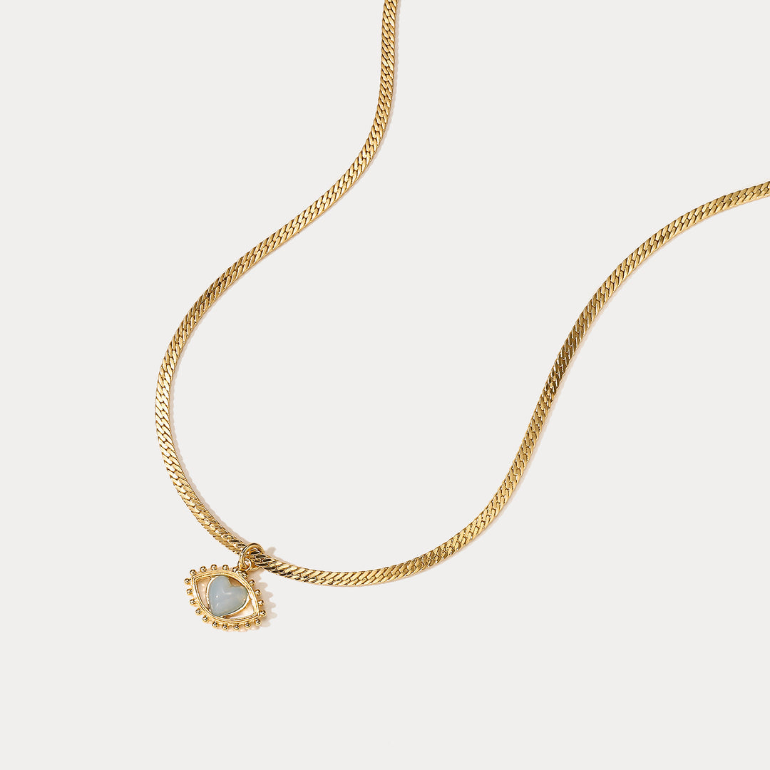 Eye Jade Necklace