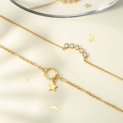 Star Diamond Layered Necklace