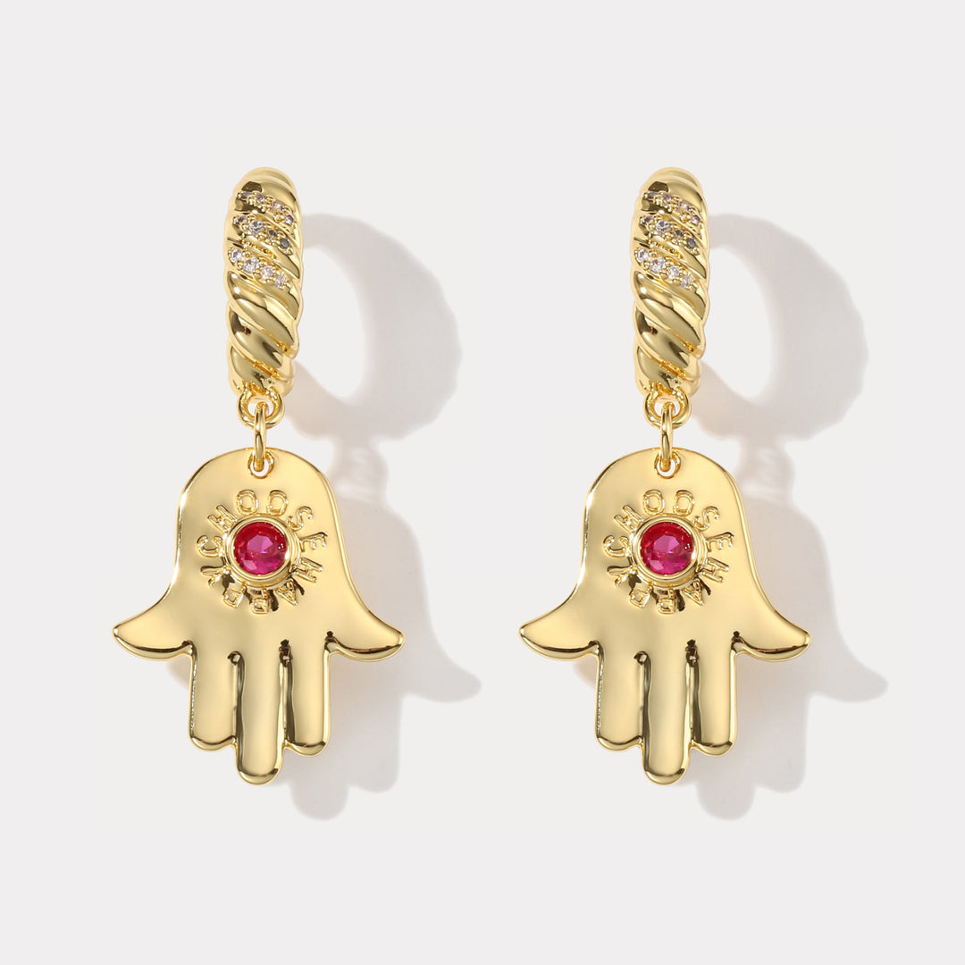 Khamsa Earrings