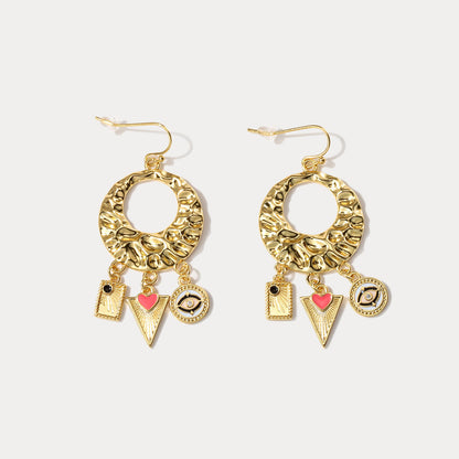 Evil Eye Hoop Earrings
