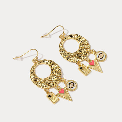 Evil Eye Hoop Earrings