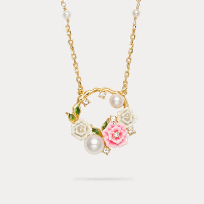 Wild Rose Garland Necklace