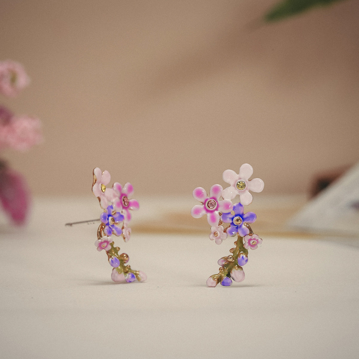 Forget-Me-Not Stud Earrings