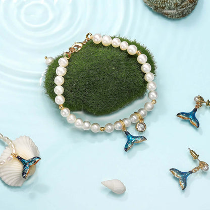 Mermaid Tail Pearl Bracelet