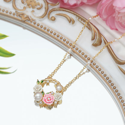 Wild Rose Garland Necklace