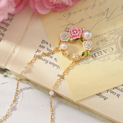 Wild Rose Garland Necklace