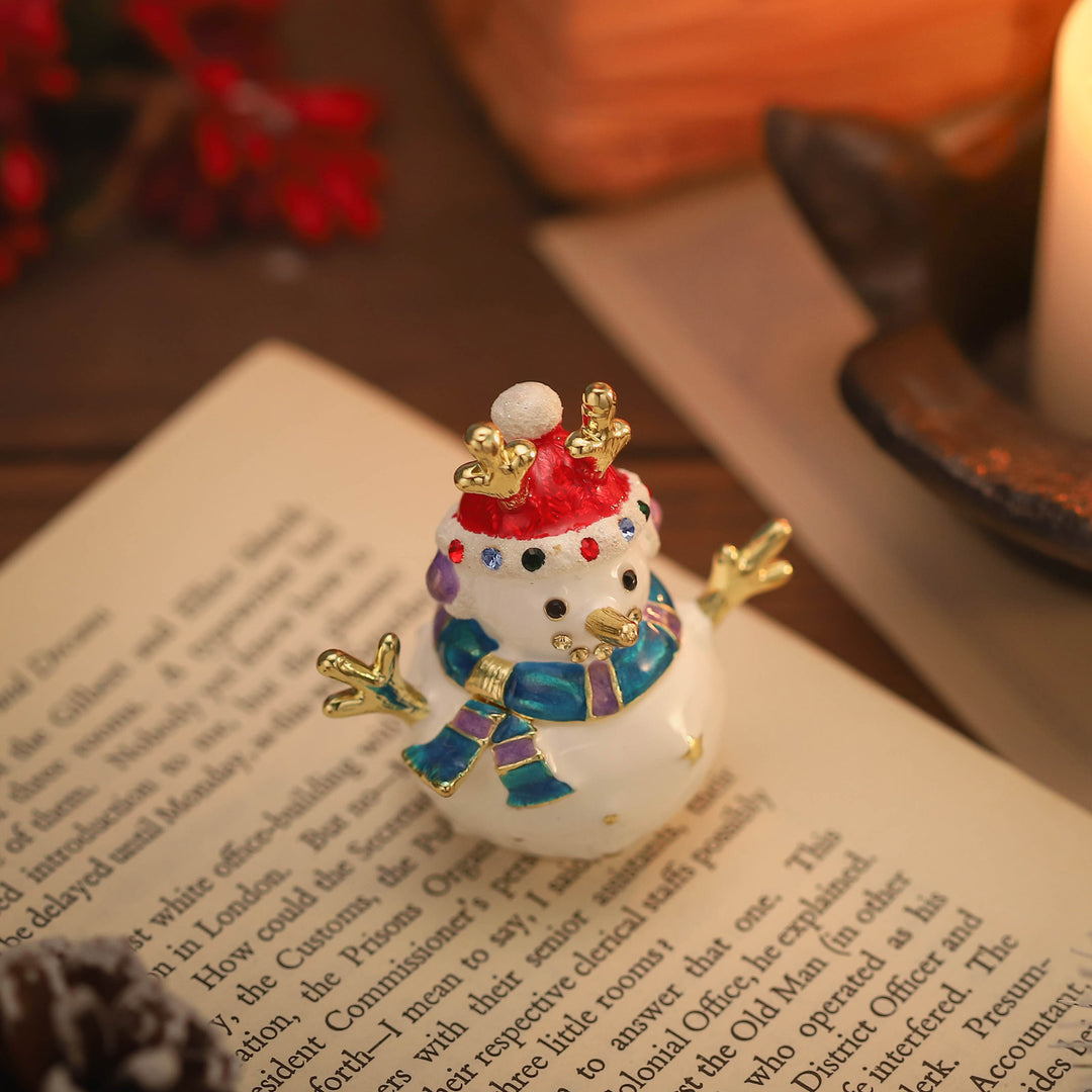 Snowman Trinket Box