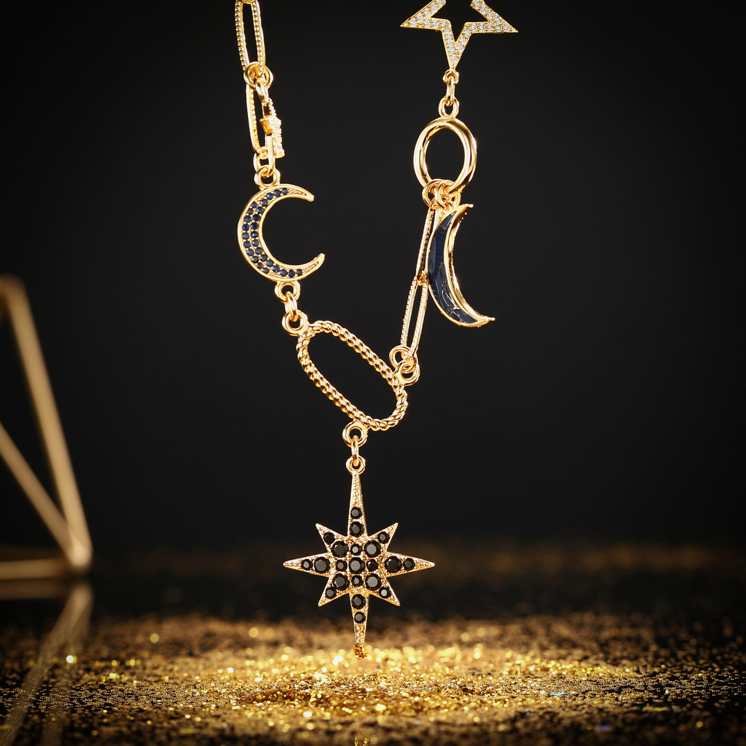 Moon Star Necklace