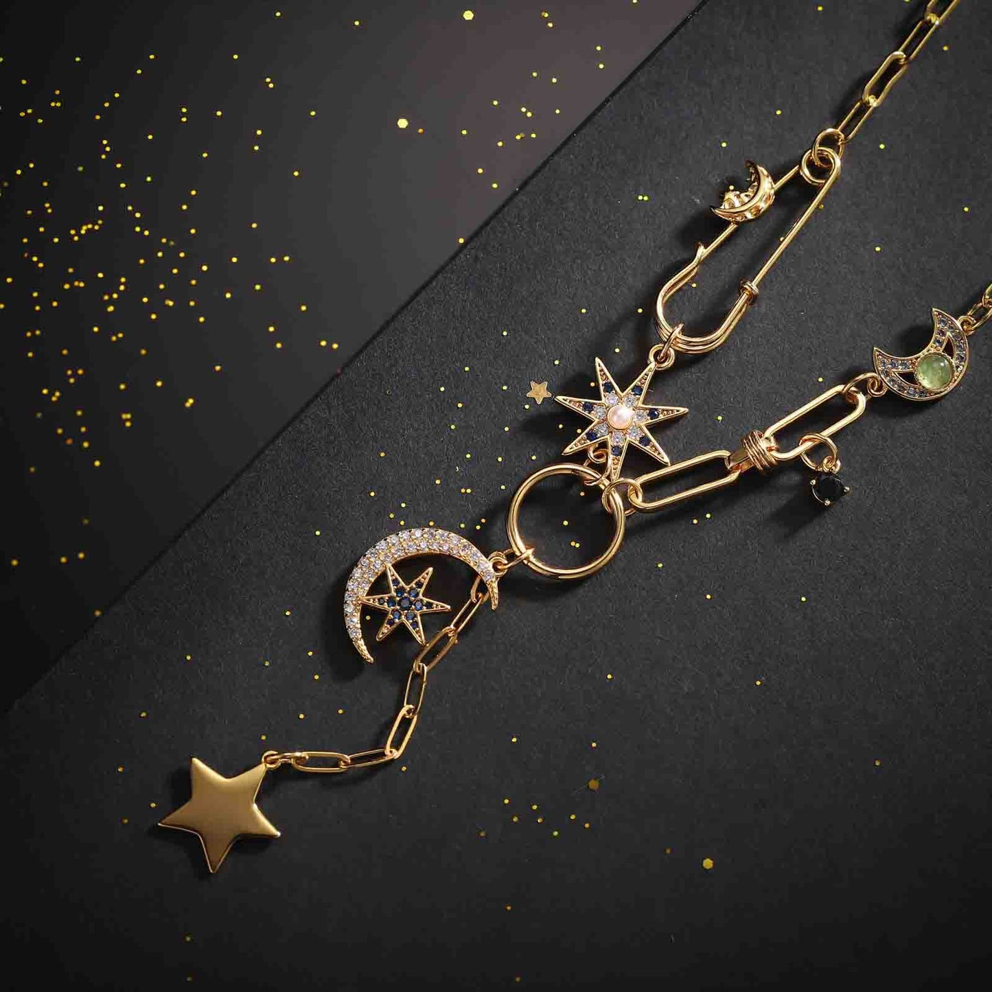 Guardian of the Stars and Moon Necklace