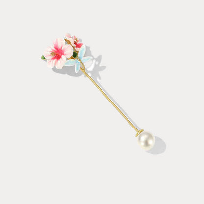 Hibiscus Brooch