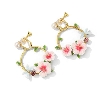 Hibiscus Earrings