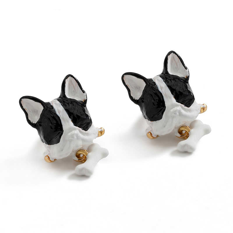 Bulldog Earrings