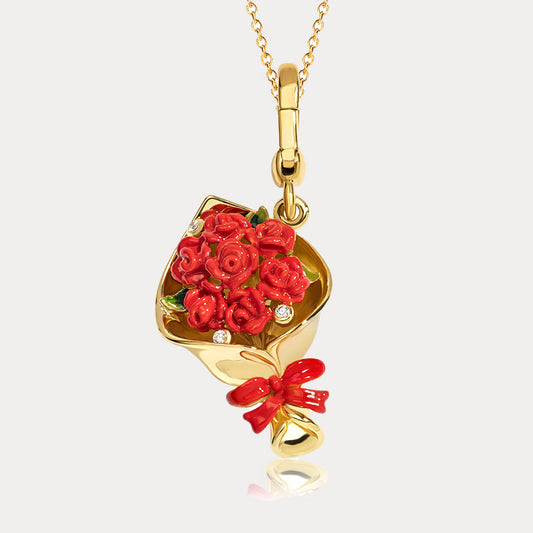 Red Rose Pendant