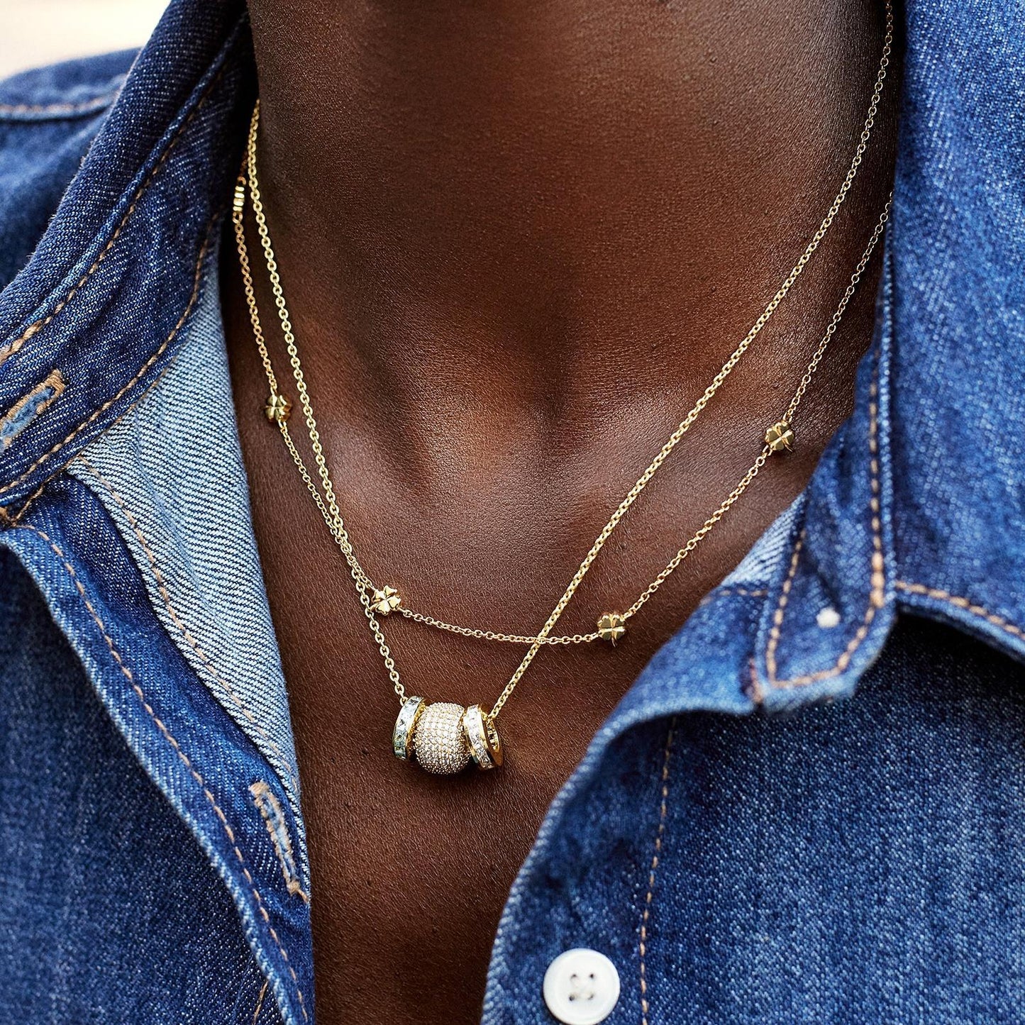Vintage Clavicle Necklace