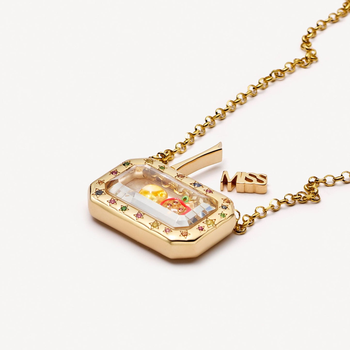 Build-Your-Own Charm Box Pendant Necklace