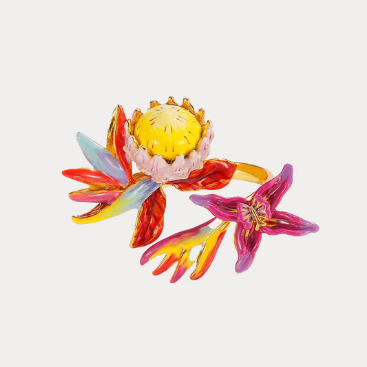 Bird of Paradise Flower Ring