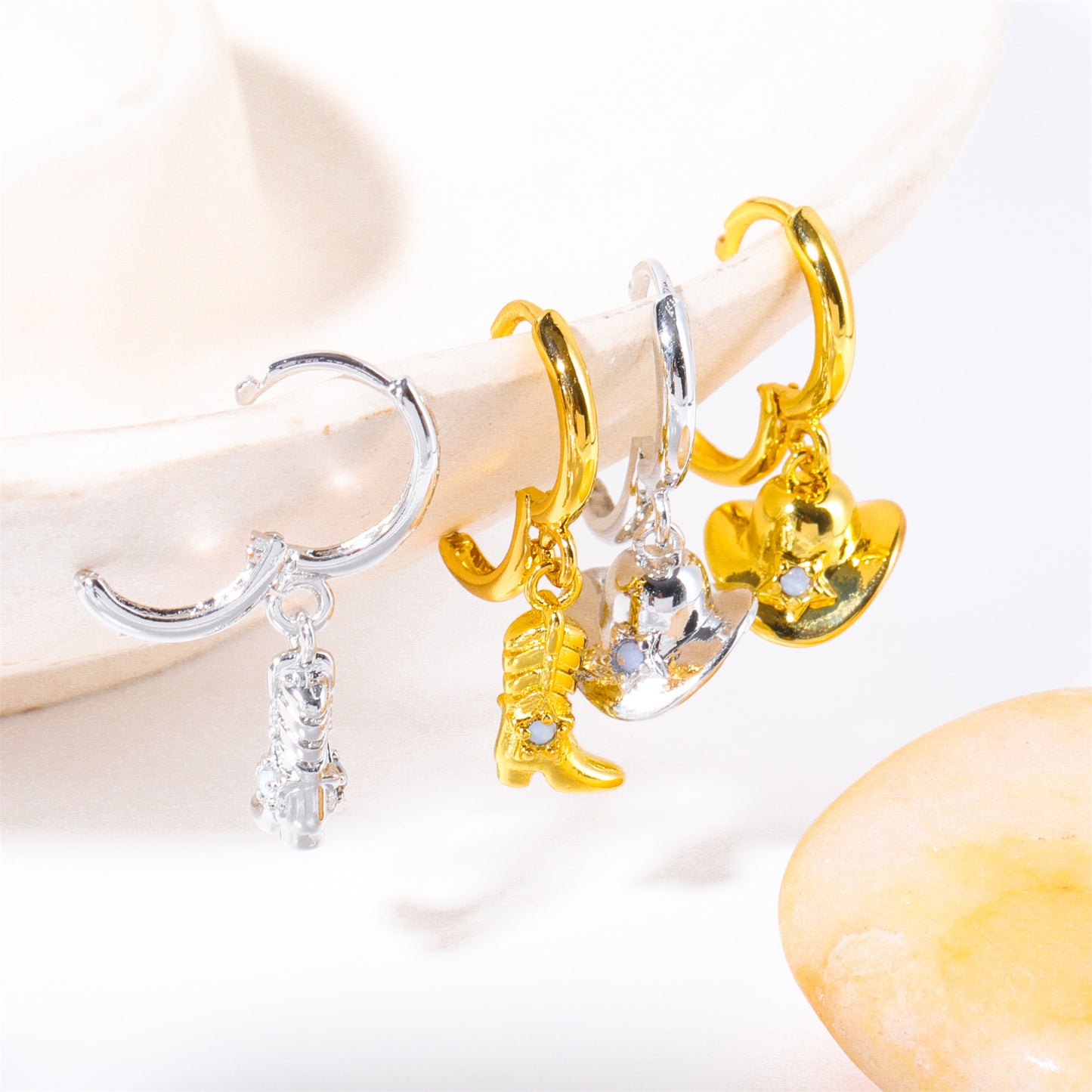 Western Charm Hoop Earrings