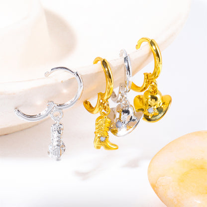 Western Charm Hoop Earrings