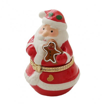 Santa Claus with Gingerbread Trinket Box