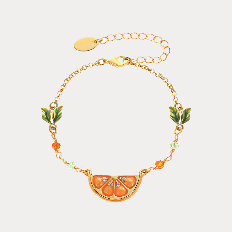 Orange Slice Bracelet