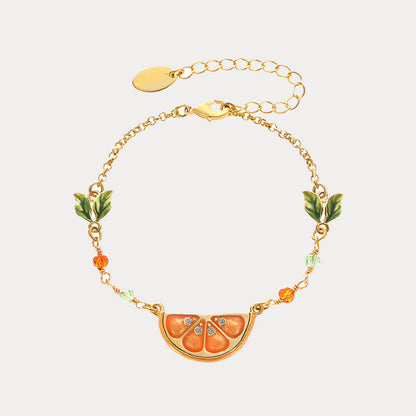 Orange Slice Bracelet